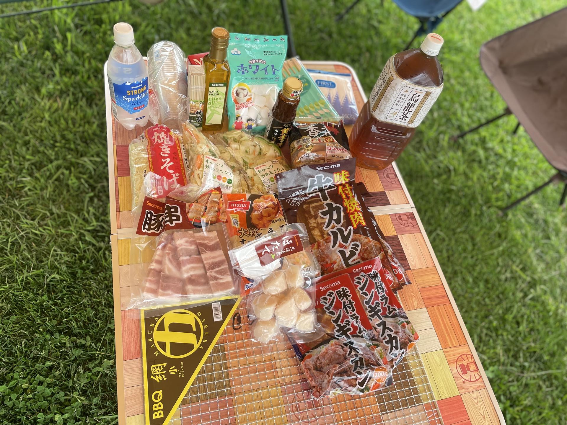 Examples of food purchased at Seicomart