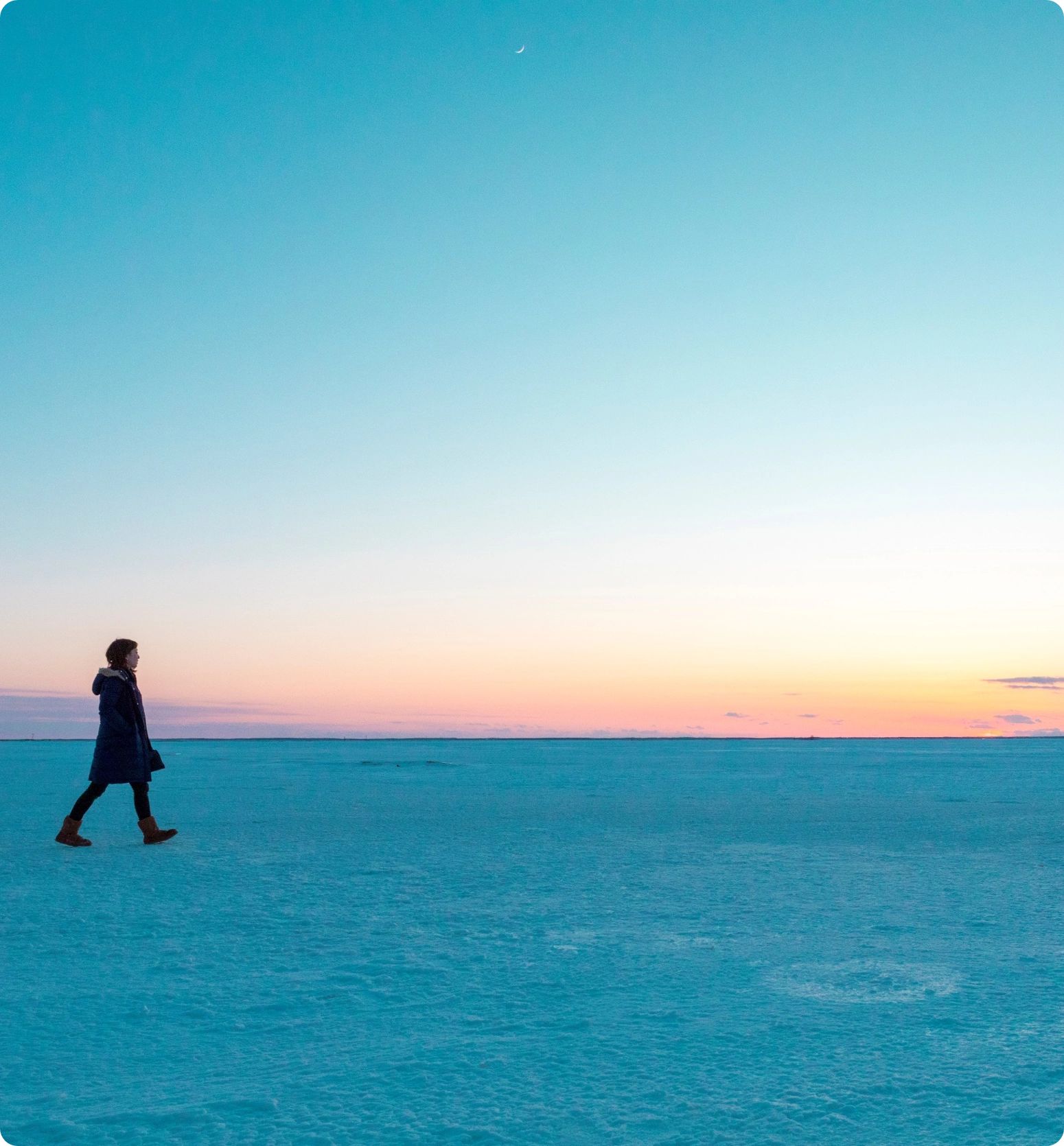 The ice horizon of Notsuke Peninsula
